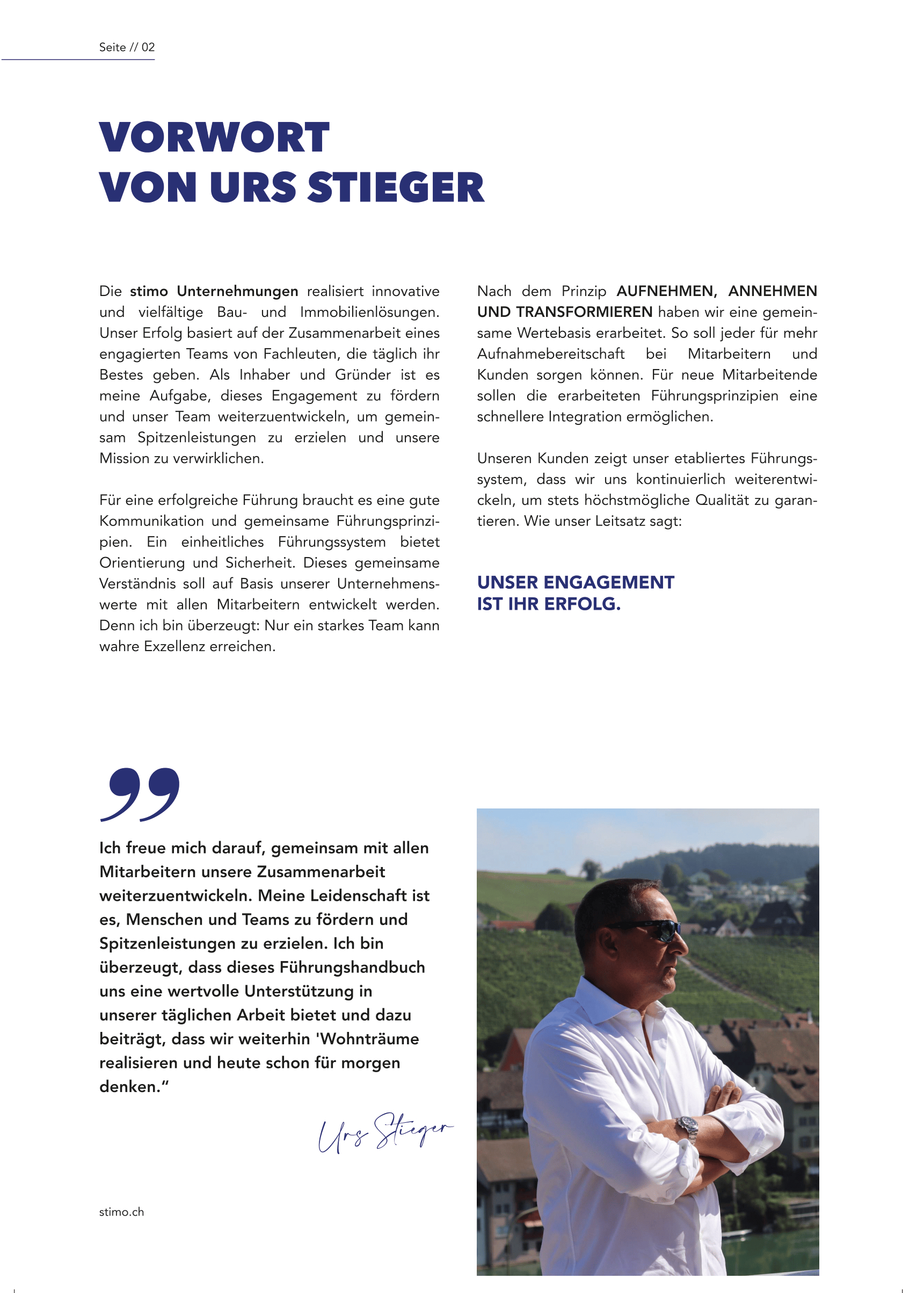 Führungshandbuch Innenseite